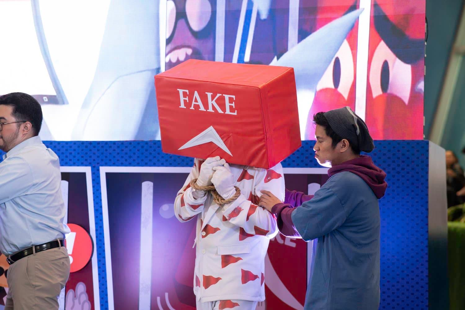 We partnered with experienced theatre actors to perform comedic and informational skits with the mascots.
