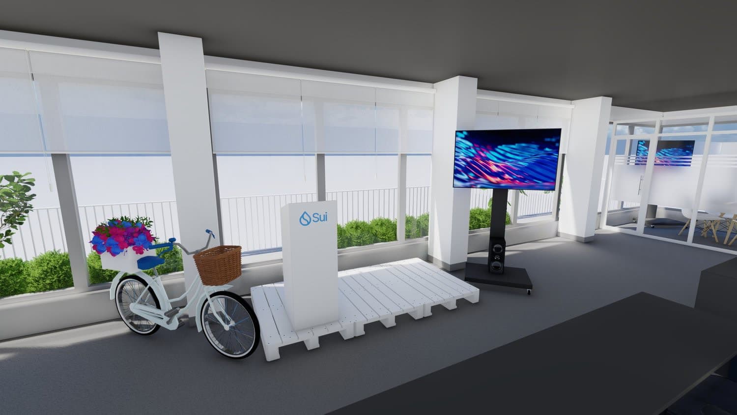 Presentation area (3D render)