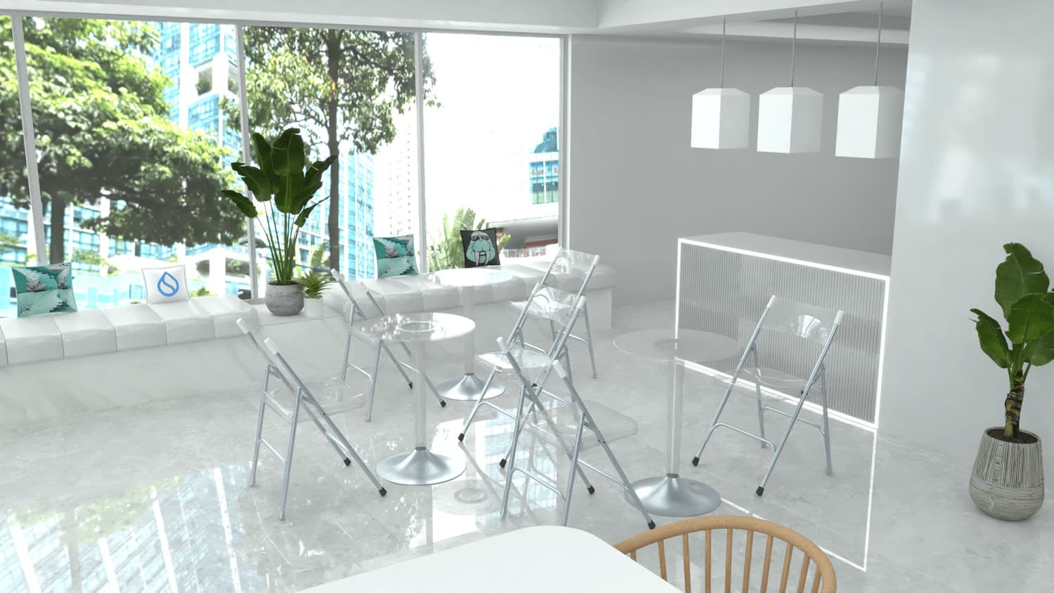 Collaboration Space (3D render)